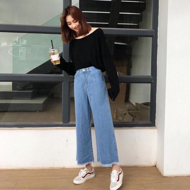 Quần Jean Nữ Ống Rộng - Quần Jean Nữ Suông Kitty30
