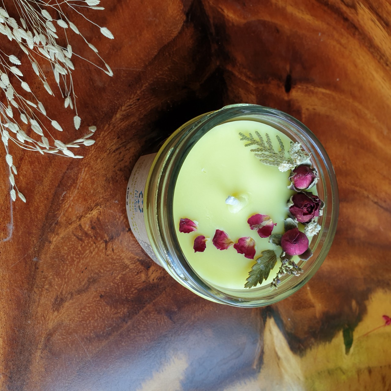 Nến thơm tinh dầu Ngọc lan tây 100g - giúp thư giãn, thơm phòng khử mùi, handmade