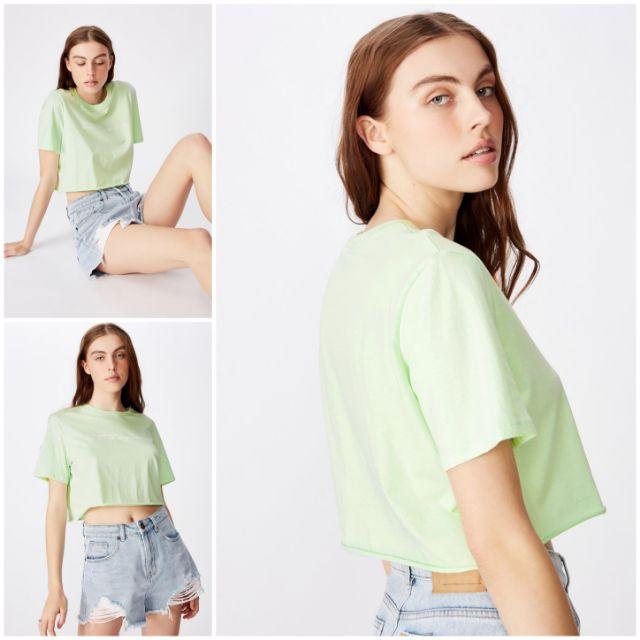 Áo thun Croptop nữ chất vải mát