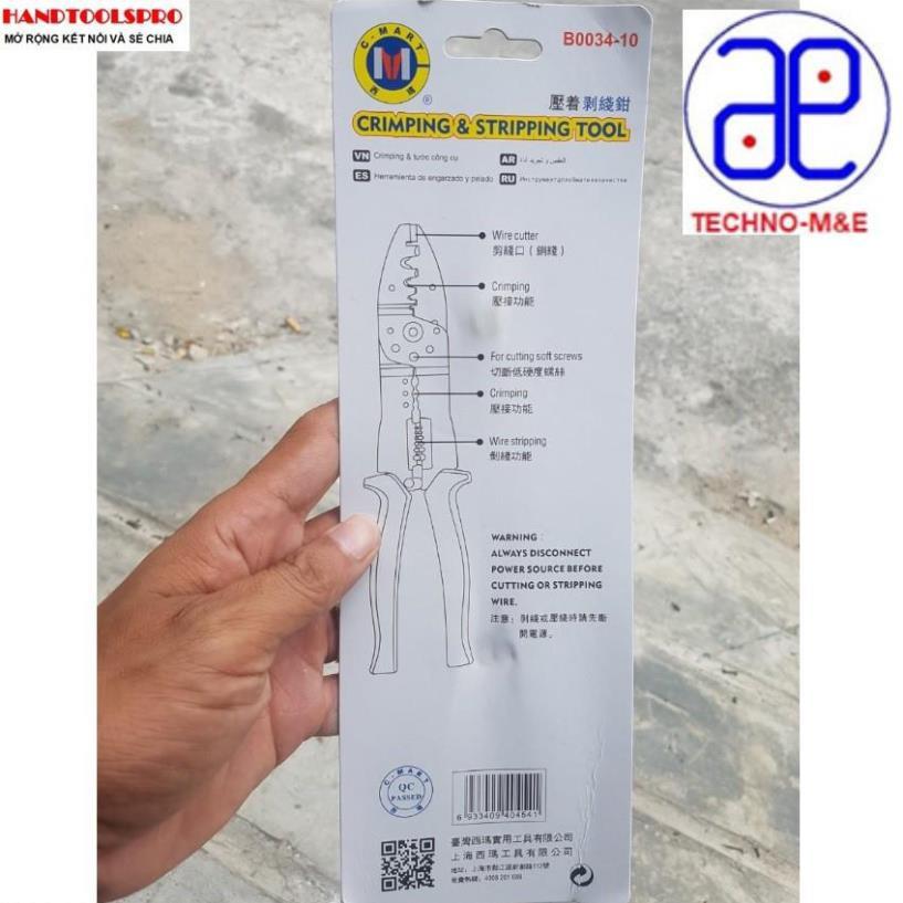 Kìm bấm cos, tuốt dây 225mm/9″ B0034-10