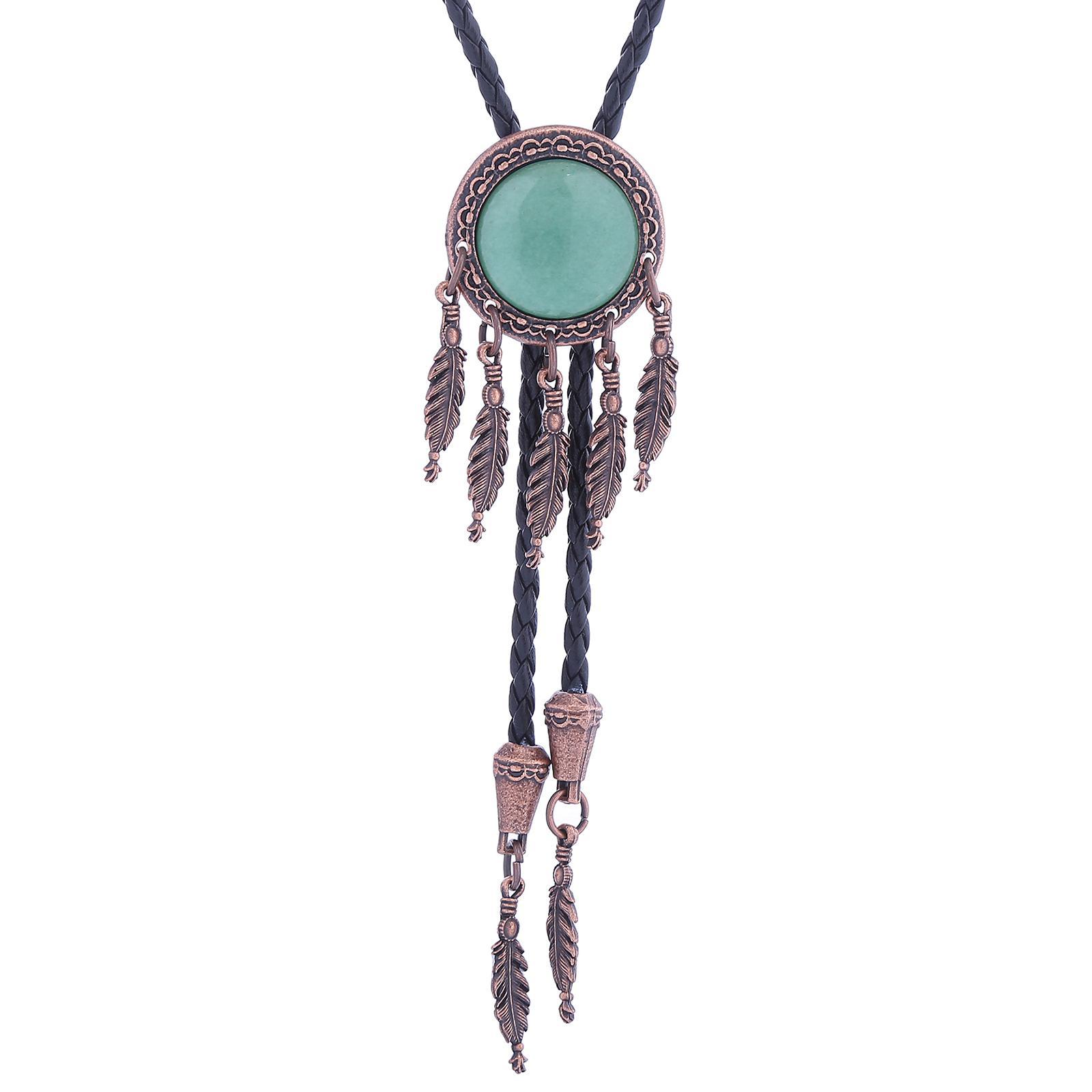 Alloy Bolo Tie Adjustable Retro Style Shirt Chain Cowboy Rodeo for Women