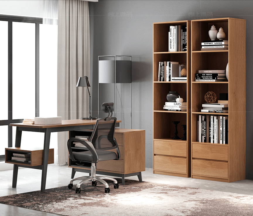 Giá sách gỗ công nghiệp thiết kế tiện dụng