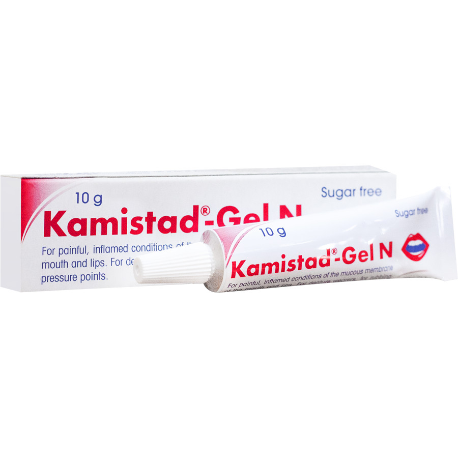 Kamistad Gel N 10g - Gel Bôi Nhiệt Miệng Thảo Dược - Sản Xuất Tại Đức