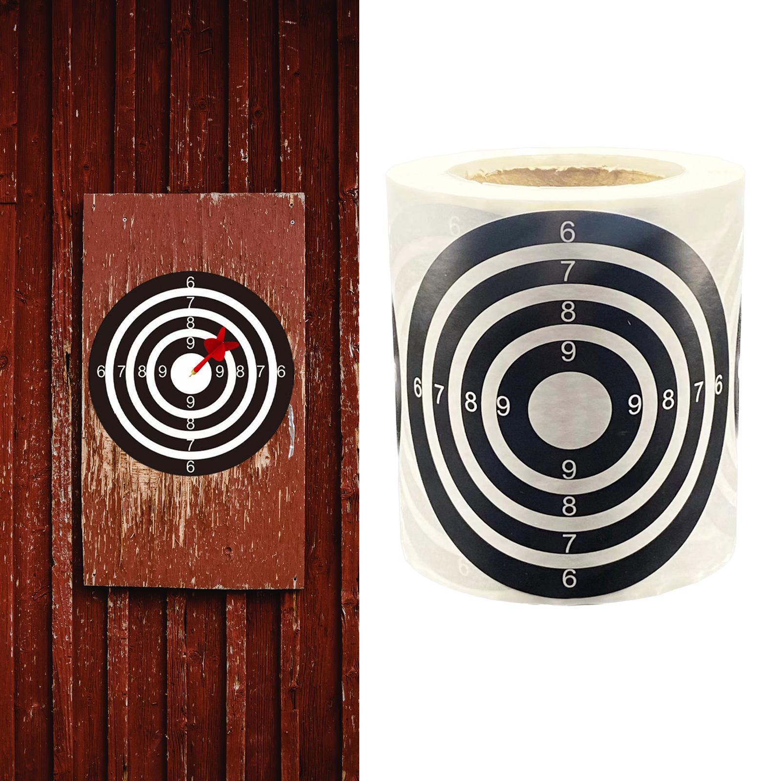 Upgraded Practice Target Stickers Paper Target Roll Paper Target Durable Target for Exercise Hunting Training Accessories