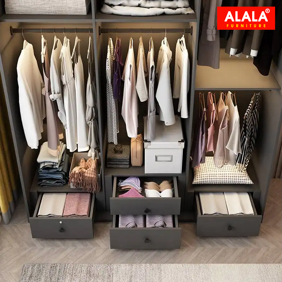 Tủ quần áo ALALA292 cánh kính cao cấp/ Miễn phí vận chuyển và lắp đặt/ Đổi trả 30 ngày/ Sản phẩm được bảo hành 5 năm từ thương hiệu ALALA