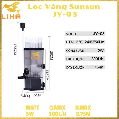 Lọc Váng Sunsun JY-03 - Lọc Váng Cho Hồ Cá Cảnh