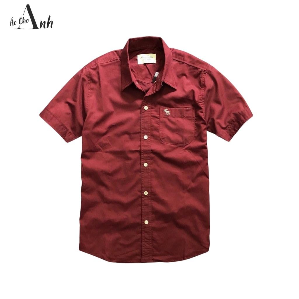 Áo sơ mi nam Hàn Quốc ACA - ASM17 ️ngắn tay trơn nhiều màu Freesize vải mềm mát hàng vnxk
