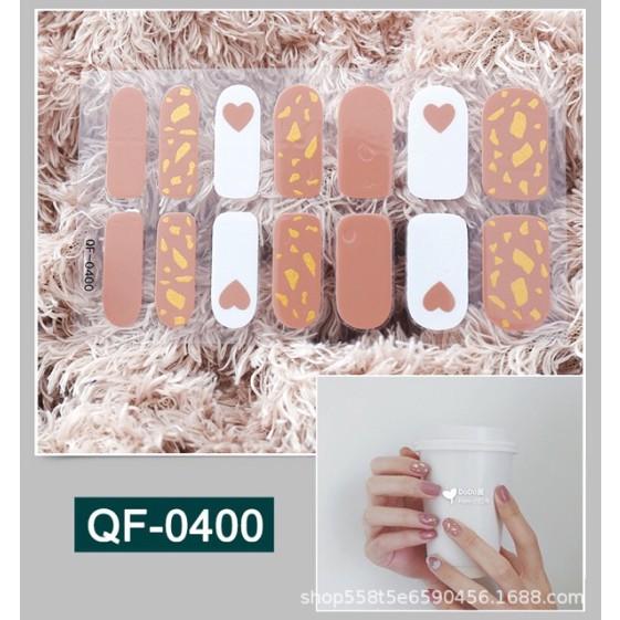 Decal Sticker Nail dán móng tay nhanh Đẹp - Nhanh - Bền (Mẫu 2)