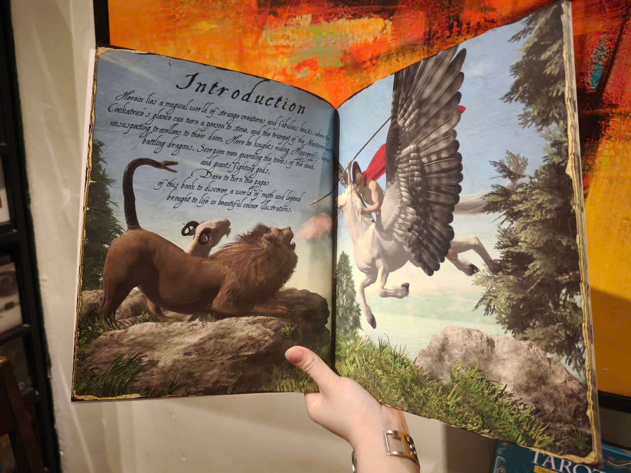 Sách - An Illustrated Guide To Mythical Creatures by David West - Mythology/ Fantasy in English