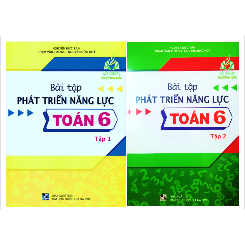 Sách - Combo Bài tập phát triển năng lực toán 6 tập 1 + 2