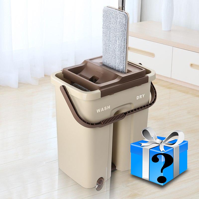Bộ Cây Lau Nhà Tự Vắt Thế Hệ Mới Có Kèm 2 Bông Lau - Loại Tốt