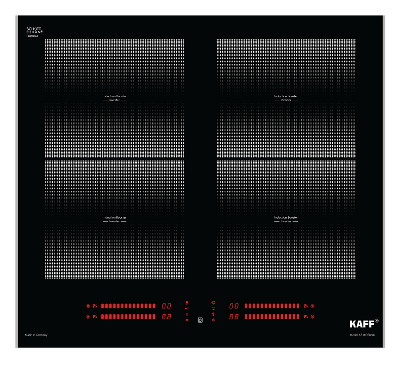 Bếp Từ Đa Điểm 4 Vùng Nấu KAFF KF-HIDE868I - Hàng Chính Hãng