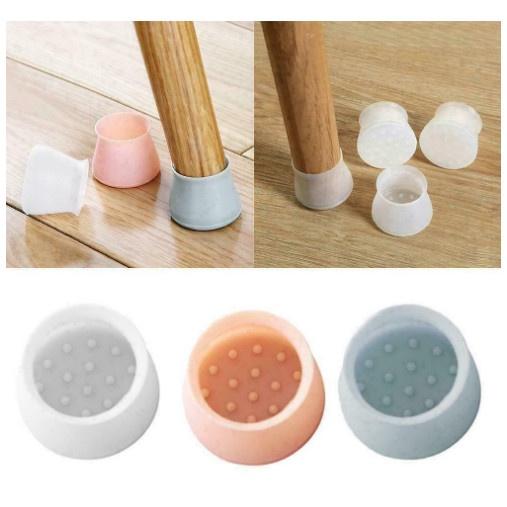 Miếng silicone dày bọc chân bàn ghế chống trượt không gây tiếng ồn có thể kéo giãn (1 chiếc)