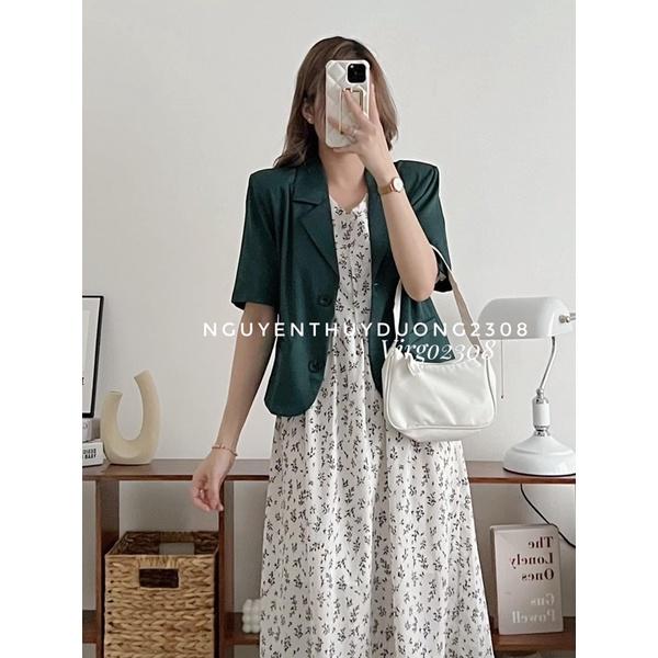 ÁO BLAZER/VEST DÁNG LỬNG CỘC TAY STYLE ULZZANG