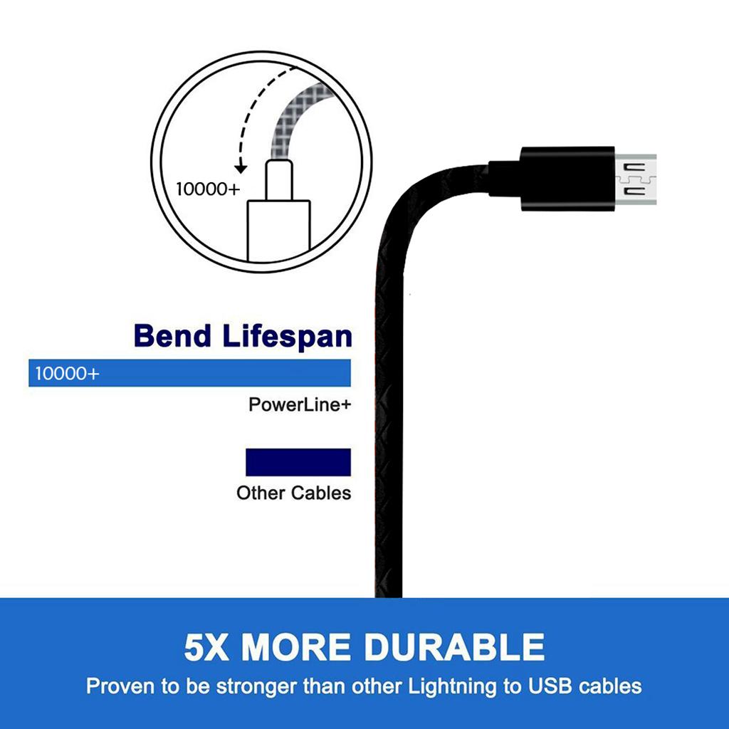 Micro USB Sync Data Charging Cable Cord For Android Devices