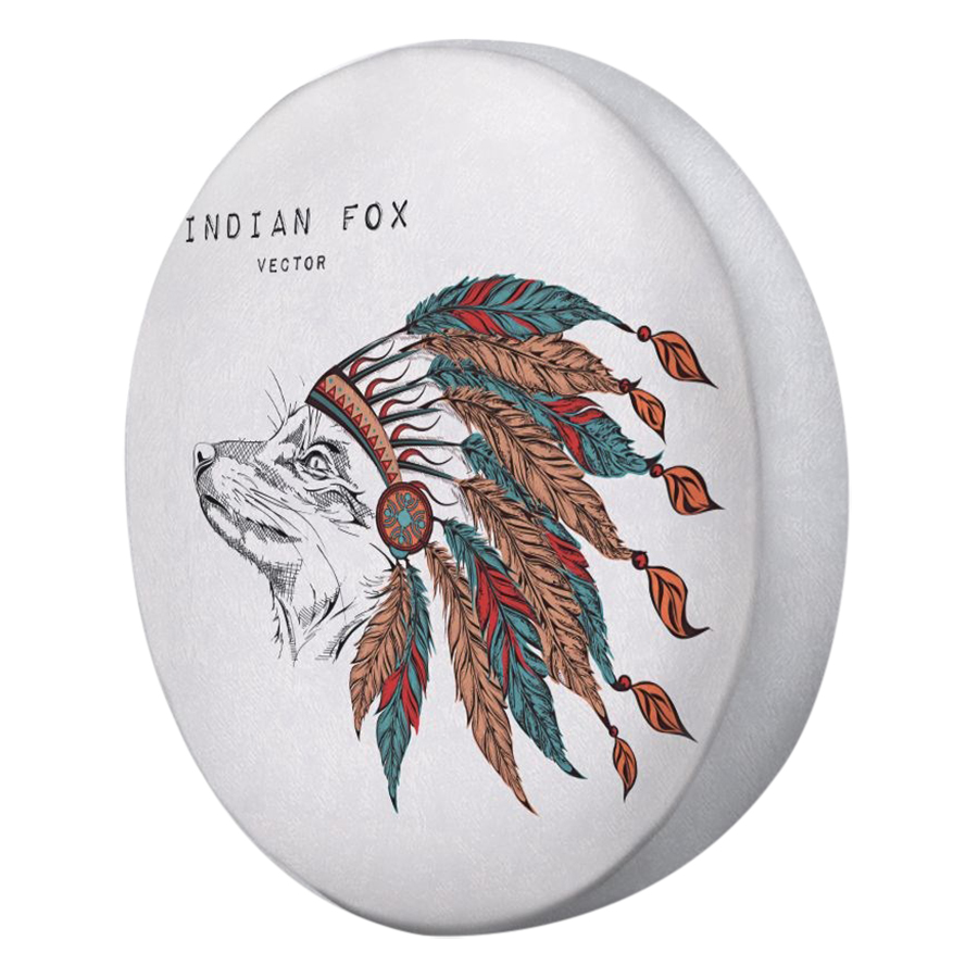 Gối Ôm Tròn Indian Fox  - OAA066