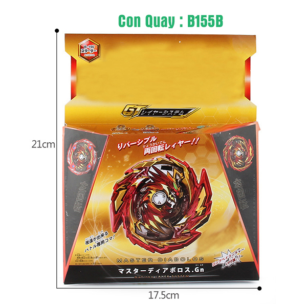 Đồ Chơi Con Quay B155 Kèm Tay Phóng | Con Quay BEYBLADE B155