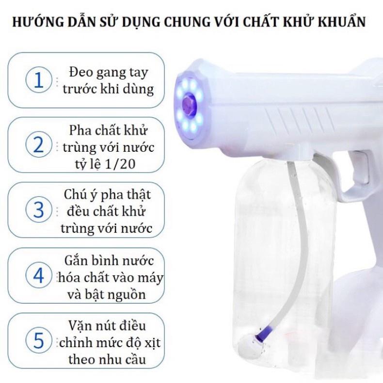 Súng phun khử khuẩn Phun sương diệt khuẩn tiệt trùng diệt khuẩn bằng tia UV KN121