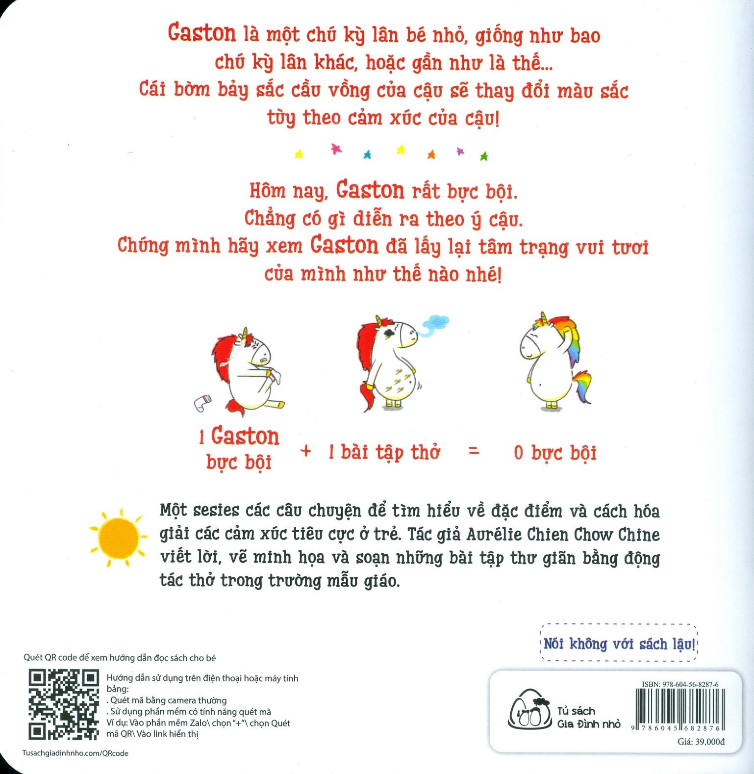 Ehon Thông Minh Cảm Xúc - Những Cảm Xúc Của Gaston - Con Tức Giận