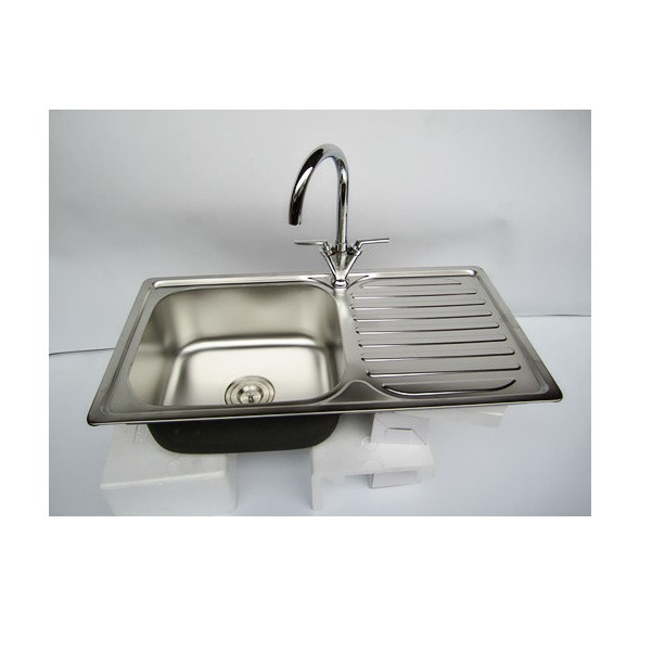 Chậu rửa chén, rửa bát 01 hộc bằng inox 304 bền, chống rỉ