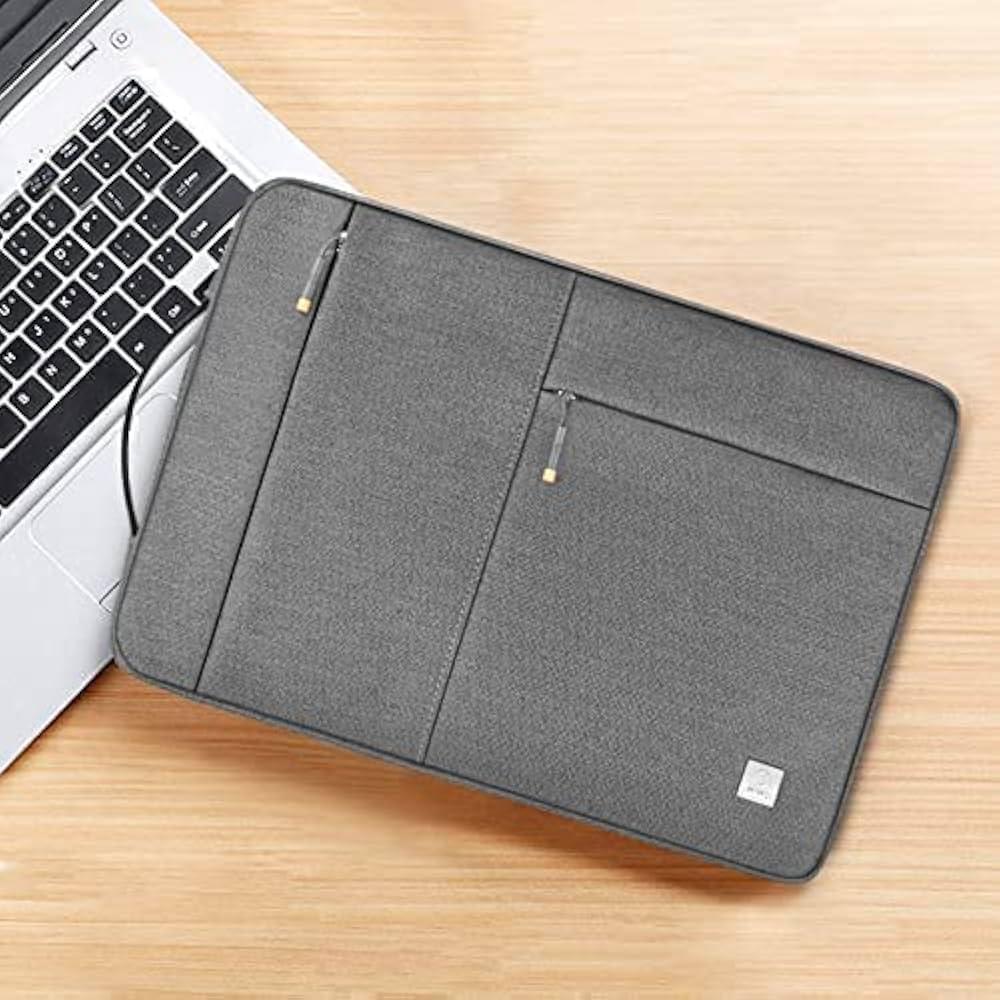 Túi xách chống sốc có quai xách nhỏ gọn cho Mac book , Laptop 13, 14, 16 inch hiệu WI WU Alpha Slim Sleeve