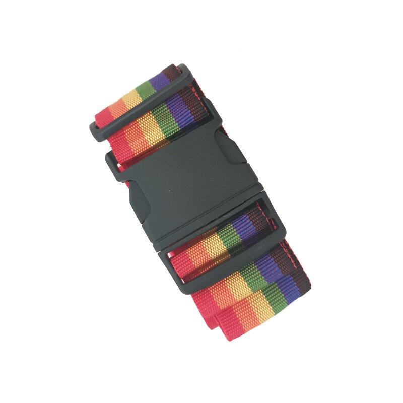 Adjustable Luggage Strap Cross Belt Rope Packing Travel Suitcase Nylon Lock Buckle Strap Baggage Belts Camping Bag Accessories