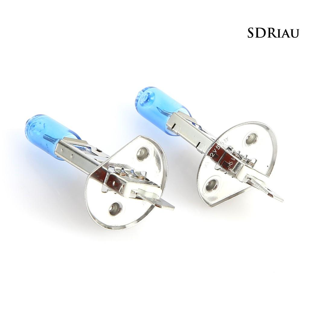 2 Bóng Đèn Halogen Siêu Sáng H1 12v 55w 5000k Cho Xe Hơi