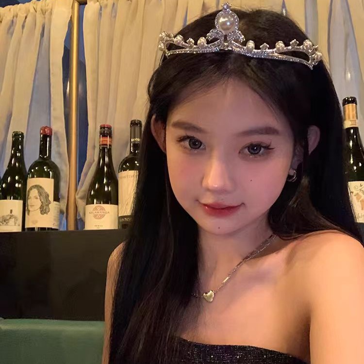 Vương miện công chúa đáng iu, phụ kện cài đầu đi tiệc, băng đô cô dâu