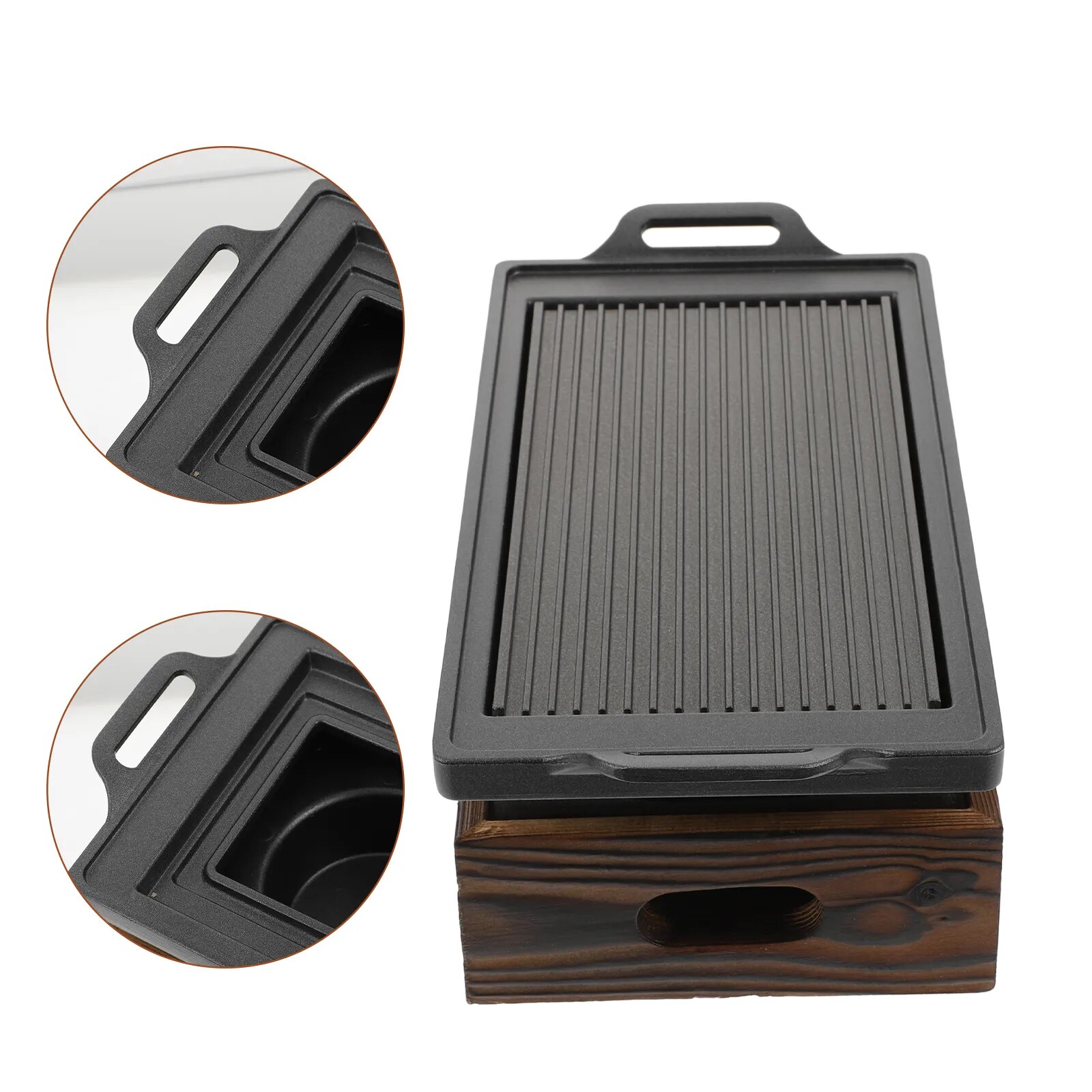 Bếp nướng cồn kiểu Nhật Japanese Style Alcohol Stove Grill Practical BBQ Tray