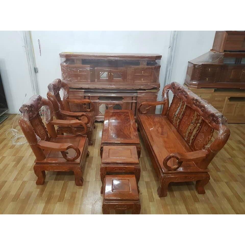 Bộ bàn ghế minh quốc đào gỗ xoan