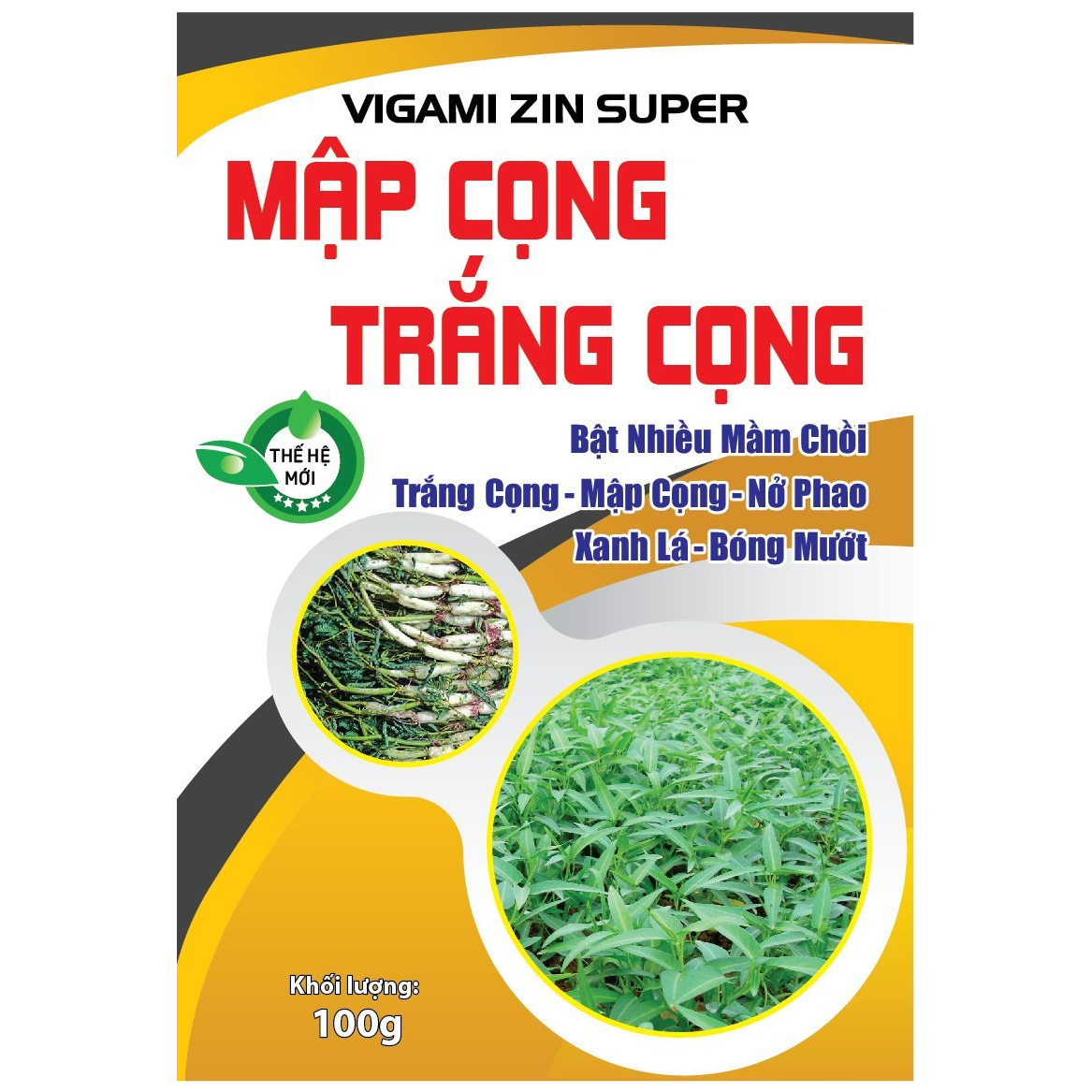 Phân bón Vigami Zin Super mập cọng trắng cọng 100G