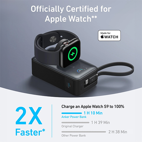 Sạc dự phòng Anker MagGo Power Bank 1C 35W 10000mAh A1657 - Hàng chính hãng