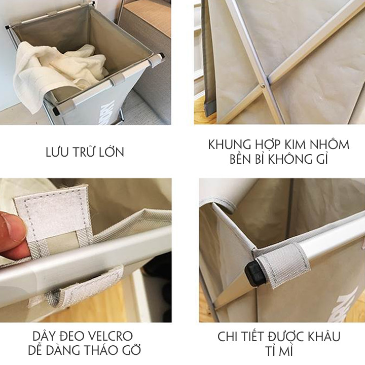 Giỏ đựng quần áo LAUNDRY