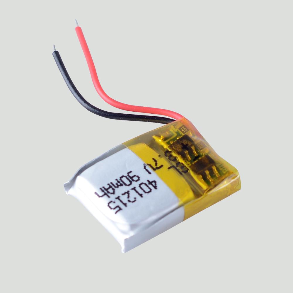 5 Chiếc 401215 3.7V 90MAh Pin Sạc Lithium Polymer Cho 3D Kính MP3 Đồ Chơi Đồng Hồ Gậy Chụp Hình Selfie Stick Máy Trợ Thính Bút Đọc