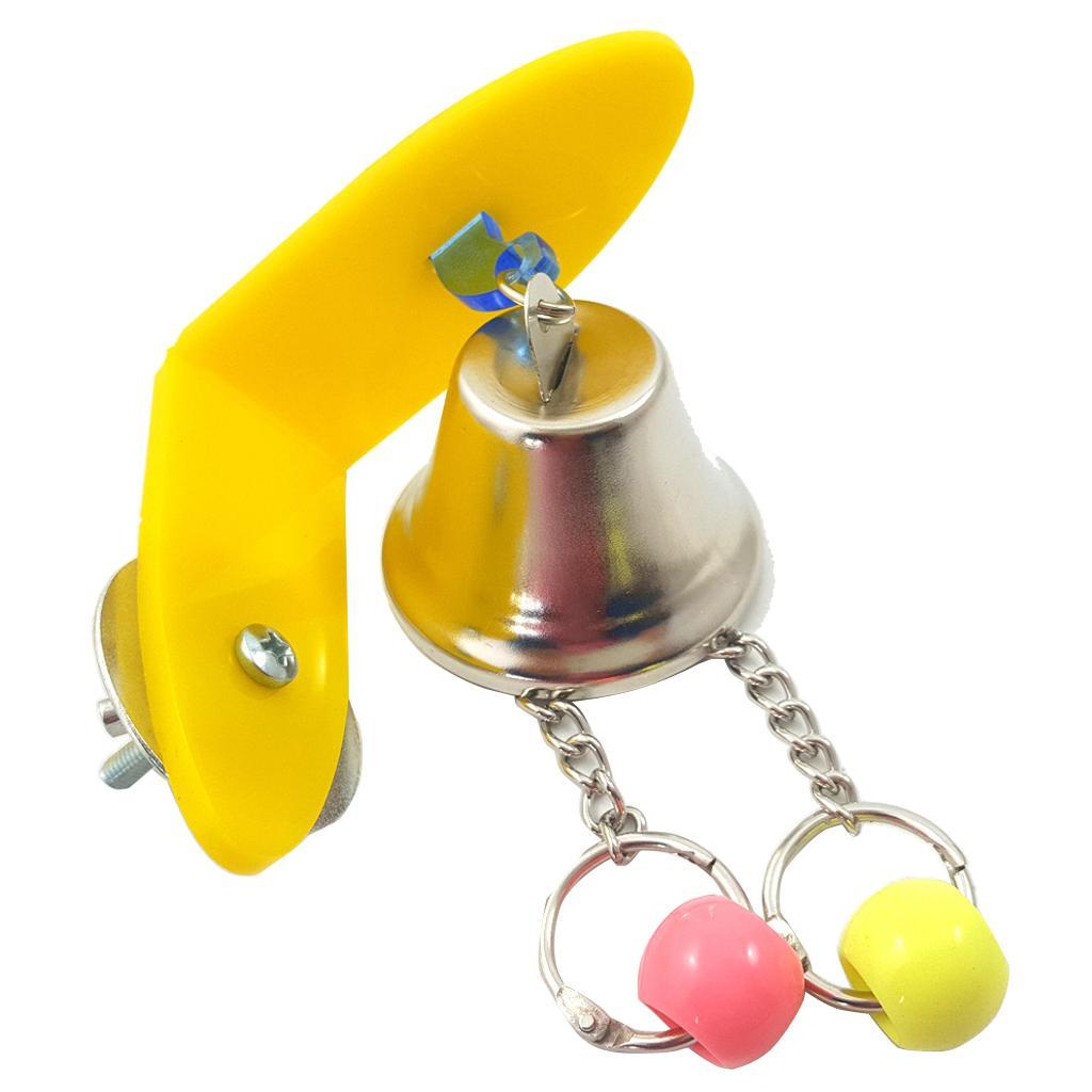 Bird Parrot Toys Bird Chew Toy with Bells Hanging Toy for Parakeet Cockatiel