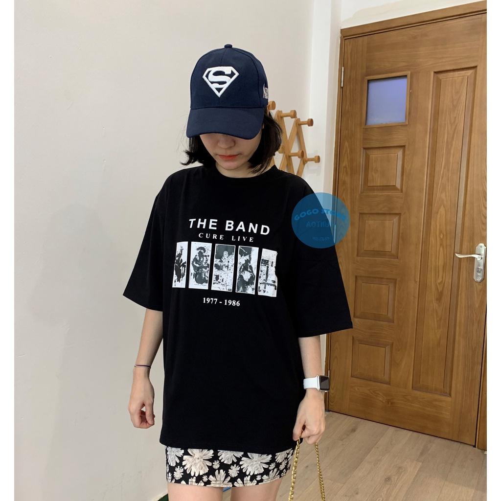 Áo thun đen unisex in nổi- nam nữ-thun co giãn 4 chiều