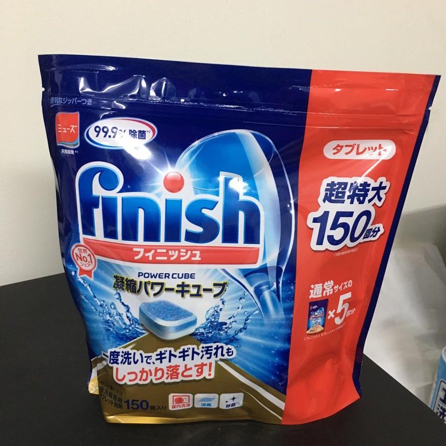 viên rửa bát finish Nhật Bản ( Viên rửa bát finish tổng hợp 3 trong 1 tích hợp muối bóng bột)