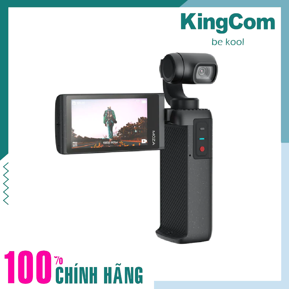 Máy Quay Phim Cầm Tay Moza Moin Camera, Độ Phân Giải Video 4K 60 Frame Ful HD 200 Frame, Pin Lithium 930Mah - Hàng Chính Hãng