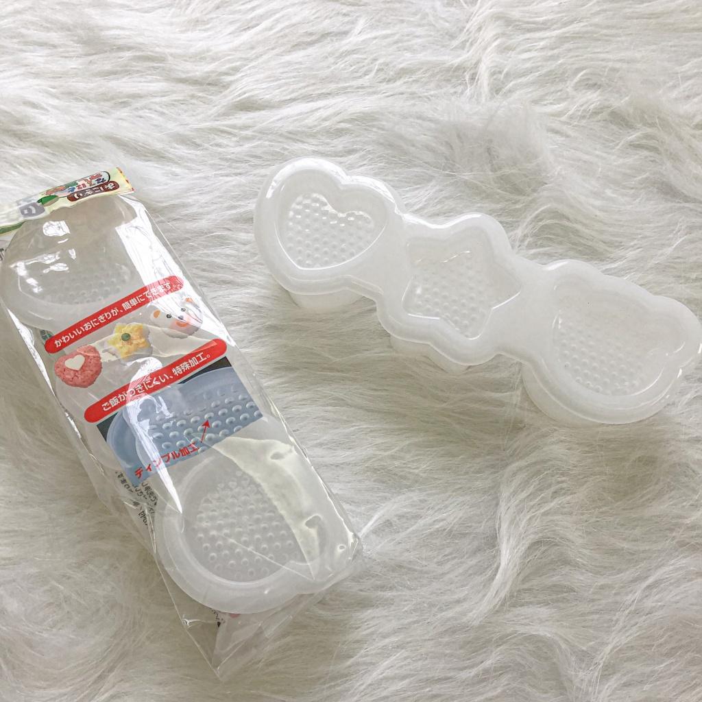 Set 3 khuôn tạo hình đồ ăn dặm cho bé Nhật Bản - Amina