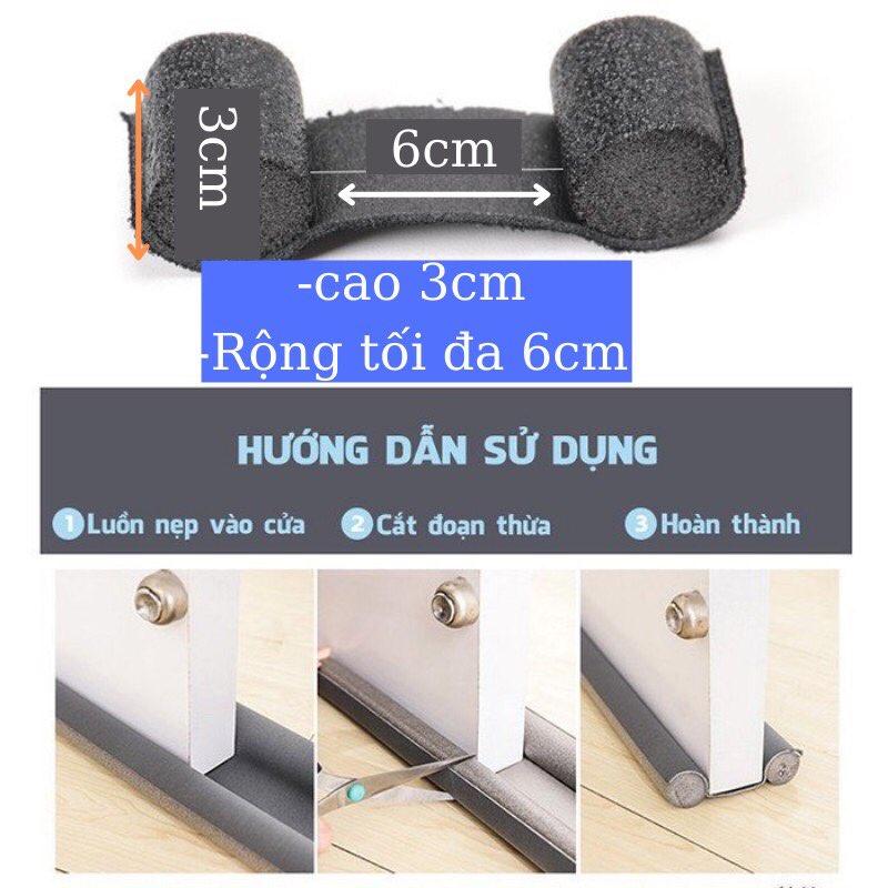 Thanh chặn cửa chắn cửa đa năng 95 cm,Thanh nẹp mút xốp chặn khe cửa-chắn gió-ngăn côn trùng