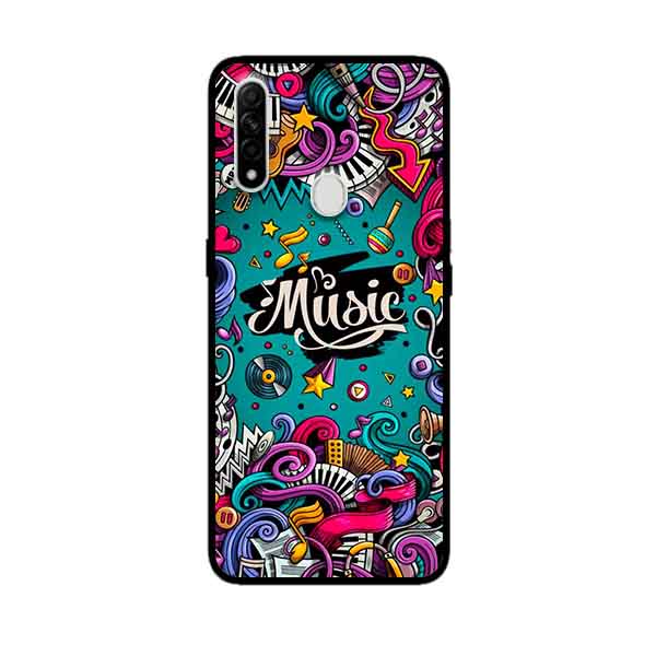 Ốp Lưng in cho Oppo A31 Mẫu Màu Sắc 2 - Hàng Chính Hãng