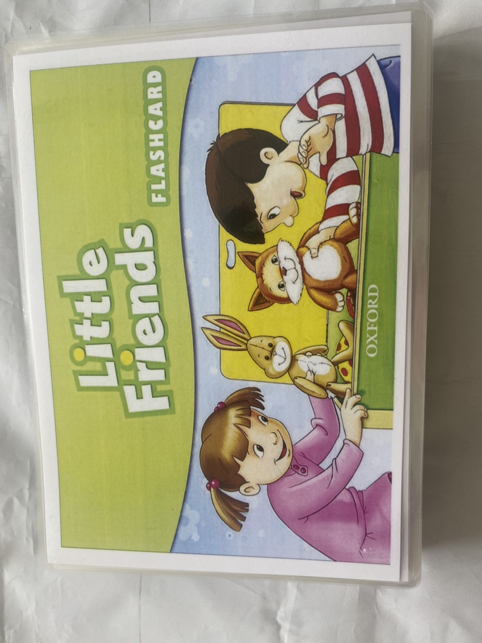 FLASHCARD LITTLE FRIENDS -76 thẻ ép plastic