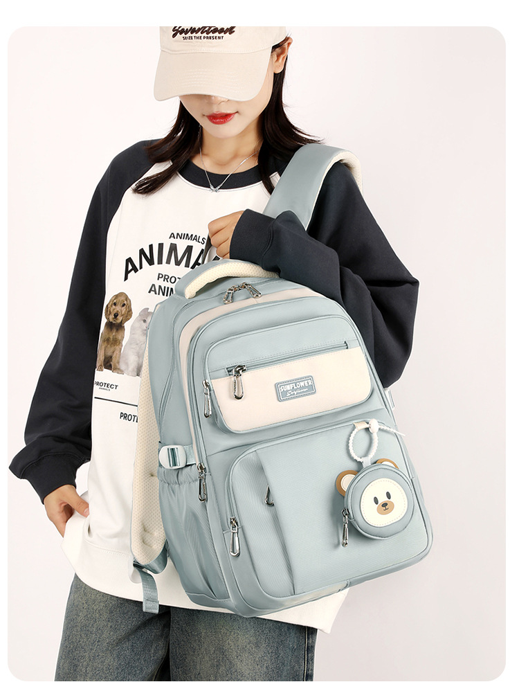 Balo thời trang phong cách Hàn Quốc dày dặn chống thấm nước dùng cho đi học, đi chơi - BEE GEE – BLTT9161