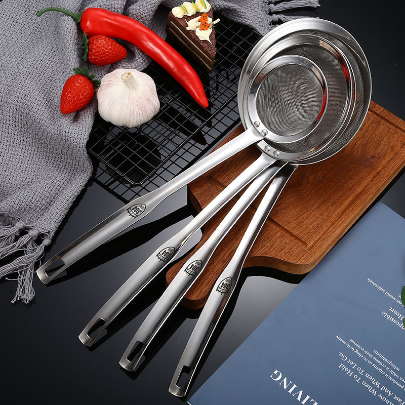 Dụng Cụ Rây Lọc Thực Phẩm Inox 304, Rây Lọc Cháo, Rây Bột, Lọc Nước Ép Rây Lọc Sữa Đậu Nành