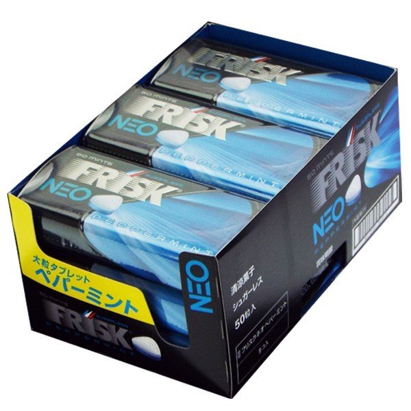 Lốc 9 hộp Kẹo ngậm bạc hà Frisk NEO Peppermint