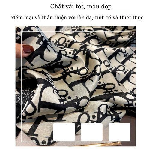 Khăn Lụa Dài Khăn Choàng Lụa Dáng Dài Đi Biển Hot Trend Họa Tiết Thanh Lịch Nhẹ Nhàng Size180x90 Quàng Cổ , Áo Choàng