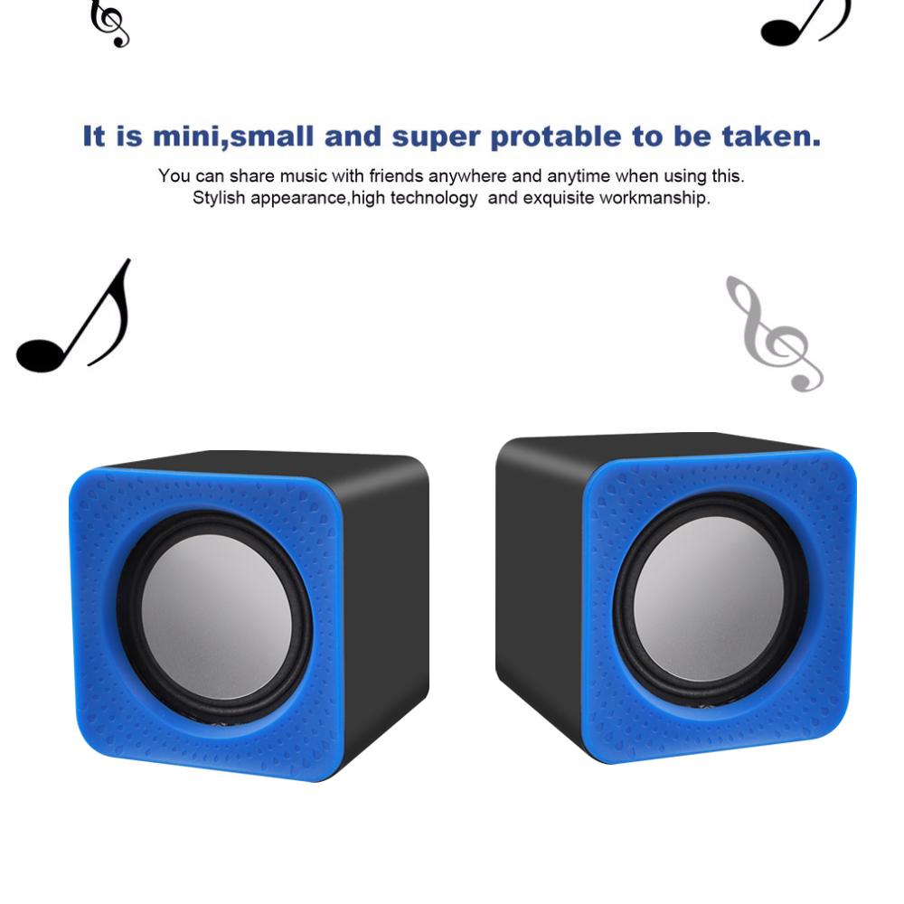 Kebidu mini USB 2.0 loa âm nhạc âm nhạc cho máy tính máy tính để bàn máy tính xách tay máy tính xách tay nhà hát nhà di động màu loa di động