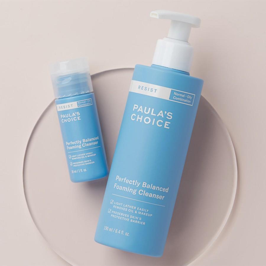 Sữa Rửa Mặt Cân Bằng Cho Da Dầu Lão Hóa Paula's Choice Resist Perfectly Balanced Foaming Cleanser