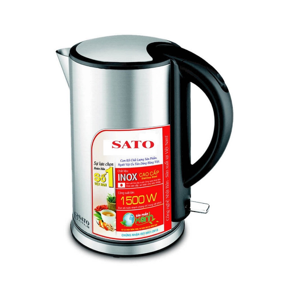 ẤM SIÊU TỐC SATO ST-1801 1.8L - Hàng Chính Hãng