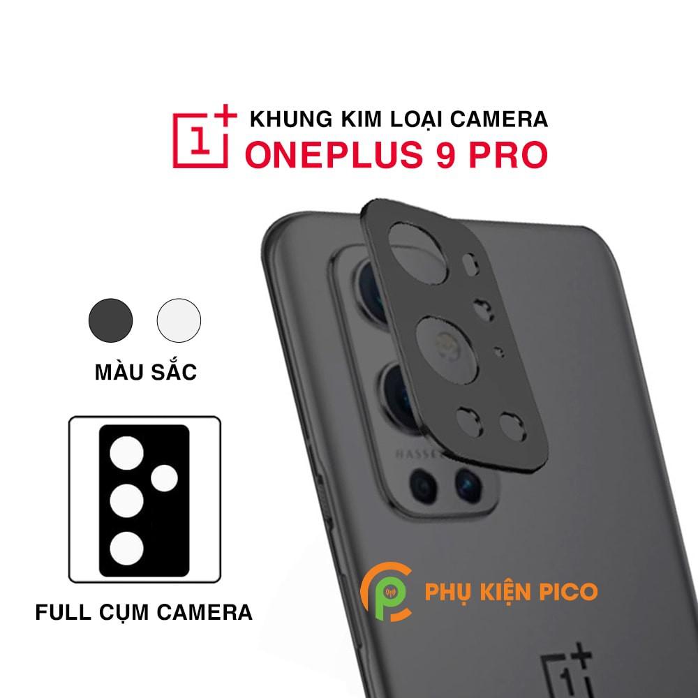 Dán camera Oneplus 9 Pro khung kim loại bảo vệ an toàn camera sau - Ốp viền camera Oneplus 9 Pro